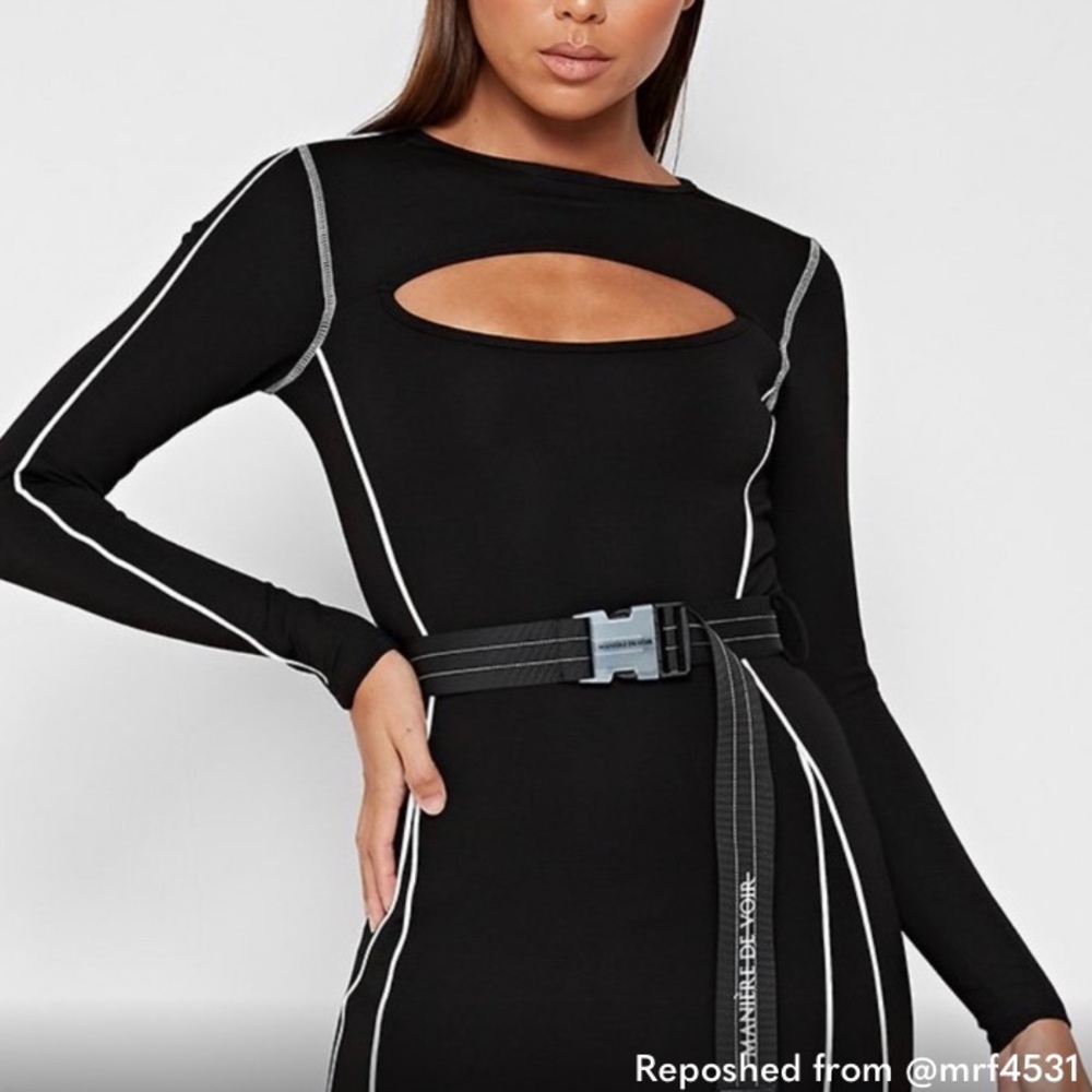 MDV little black dress w belt